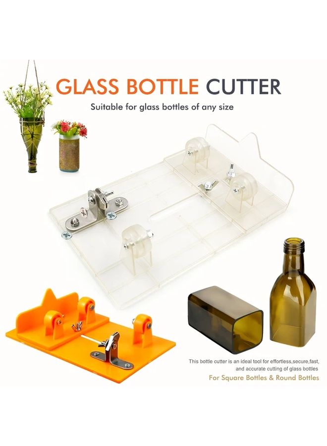 Orange Plastic Bottle Cutter Tool For Square Round Bottles DIY Crafts Home Decor - Image 5