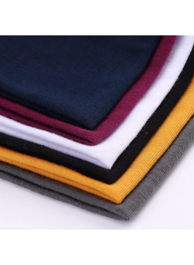 إسكدنيا 6 Pcs Adjustable Headbands For Women Knotted Headbands Elastic Non-Slip Fashion Hair Bands For Workout Sports Running Yoga - Image 5