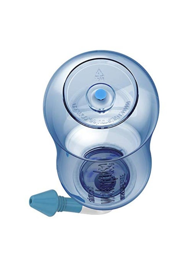 waterpulse نظام غسل الأنف للأطفال والبالغين من ووتر بولس - وعاء غسيل الأنف القياسي 300 مل لتخفيف الحساسية والجيوب الأنفية والتخلص من السموم في اليوغا - Image 5