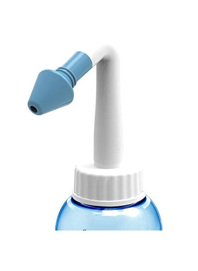 waterpulse نظام غسل الأنف للأطفال والبالغين من ووتر بولس - وعاء غسيل الأنف القياسي 300 مل لتخفيف الحساسية والجيوب الأنفية والتخلص من السموم في اليوغا - Image 4