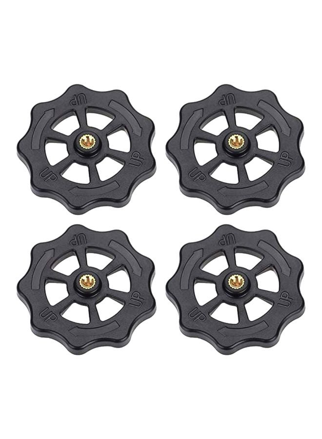 NIBEMINENT 12-Piece Leveling Nut With Hot Bed Spring And Screws Black/Gold - Image 2