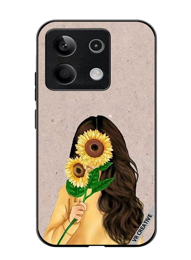 VR CREATIVE Protective Case Cover For Xiaomi Poco X6 Sunflower2 Design Multicolour - Image 1