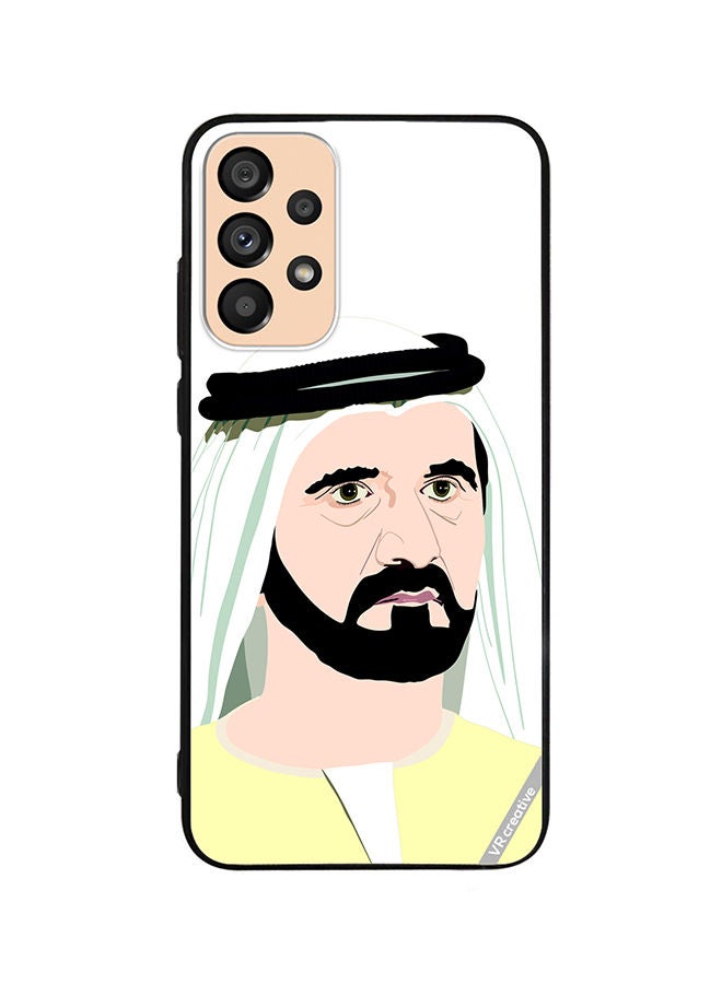 VR CREATIVE Protective Case Cover For Samsung Galaxy A73 5G Sheikh Mohammed Bin Rashid Al Maktoum Design Multicolour - Image 1