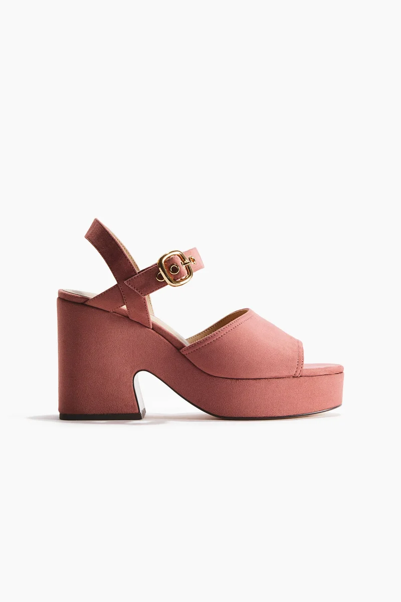 H&M Block-heeled platform sandals