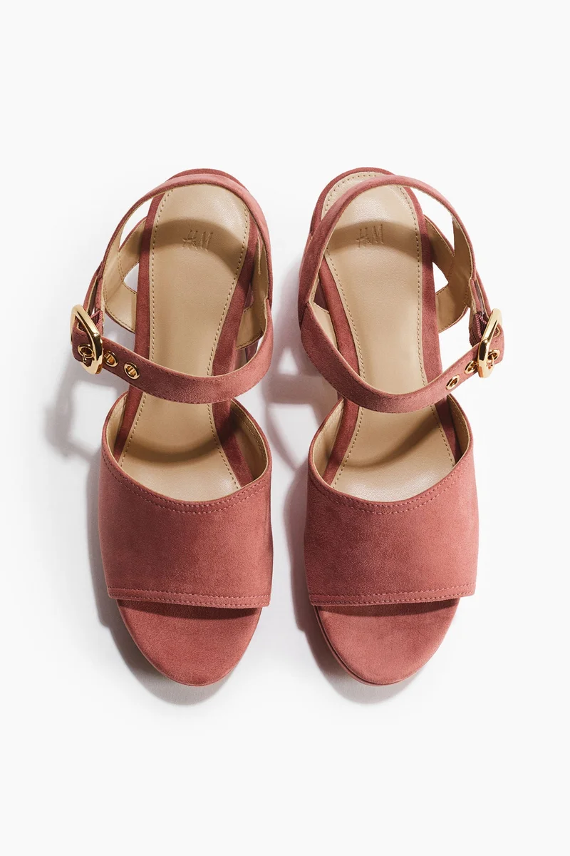 H&M Block-heeled platform sandals