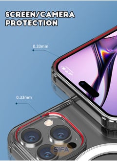 Generic iPhone 16 Pro Case, Crystal Clear iPhone 16 Pro Case Compatible with Magsafe, Soft Silicone Edge + PC Hard Back Panel, Slim Anti Drop Back Cover for Apple iphone 16 Pro (Clear)  - Image 5