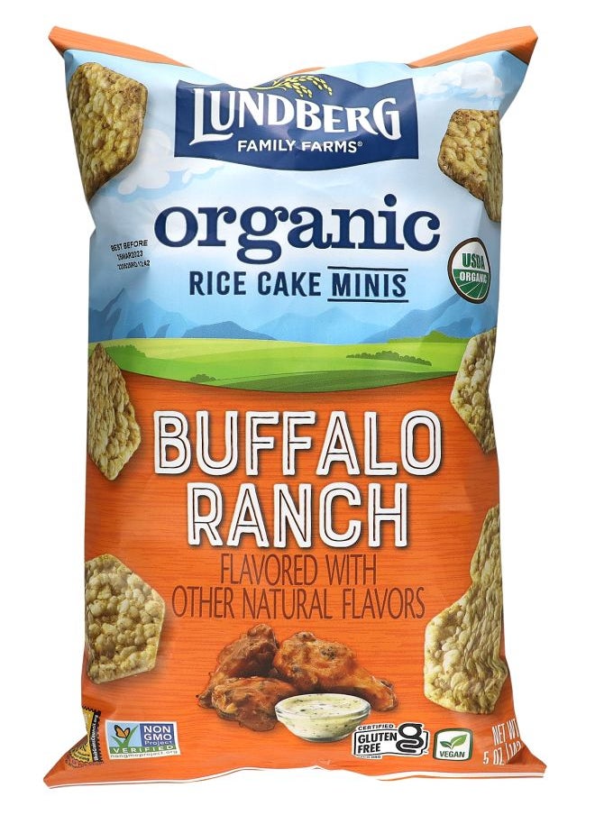 Lundberg Organic Rice Cake Minis Buffalo Ranch 5 oz (142 g) 