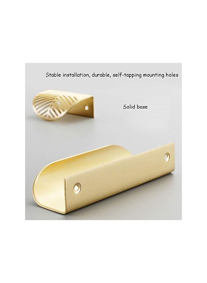 PROMASS 5 Cabinet Handle Drawer Pull Handle Door Knobs Furniture Handles Brass Gold Cabinet Handles,Modern Kitchen Handles Curved Door Handle Concealed Profile Handle Suitable For Wardrobes,drawers,cabinets - Image 3