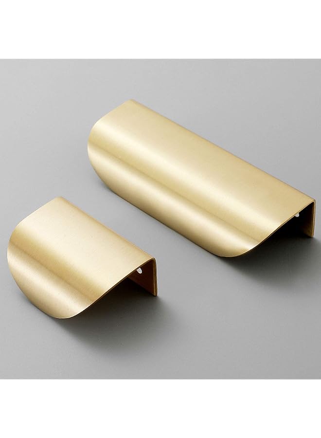 PROMASS 5 Cabinet Handle Drawer Pull Handle Door Knobs Furniture Handles Brass Gold Cabinet Handles,Modern Kitchen Handles Curved Door Handle Concealed Profile Handle Suitable For Wardrobes,drawers,cabinets - Image 1