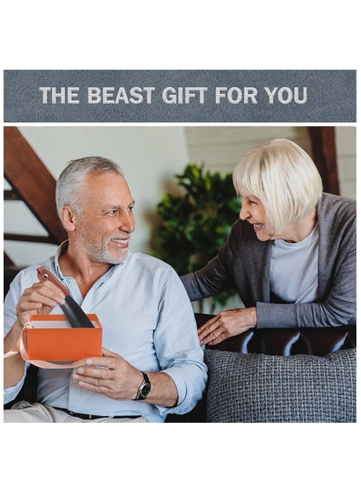 Metal Shoe Horn 2Pcs,17cm and 42 Shoehorn Long Handled with Leather Handle for Seniors Men Women,Small Shoe horns with Leather Handle - Image 5