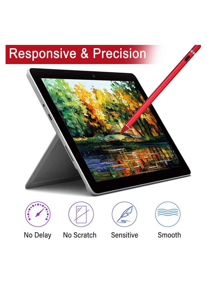 Active Stylus Pens for Touch Screens, Digital Stylish Pen Pencil Rechargeable Compatible with Most Capacitive Touch Screens  - Image 2