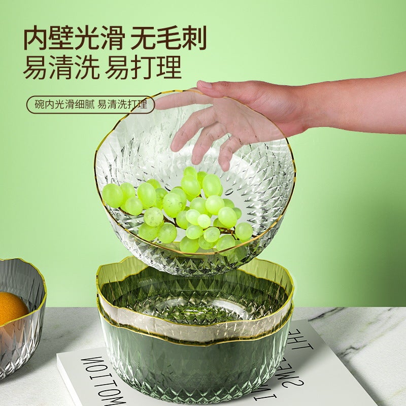 Light Luxury Simple Fruit Plate Home Living Room Coffee Table Snack Placement Plate High-Value Dessert Fruit Salad Bowl Suit - Image 5