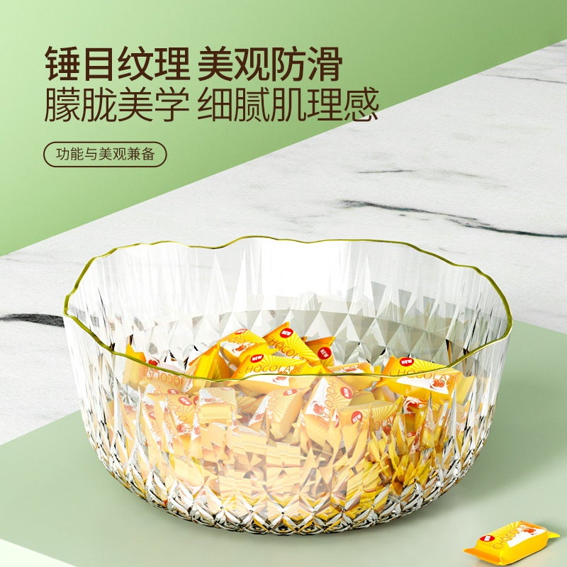 Light Luxury Simple Fruit Plate Home Living Room Coffee Table Snack Placement Plate High-Value Dessert Fruit Salad Bowl Suit - Image 3
