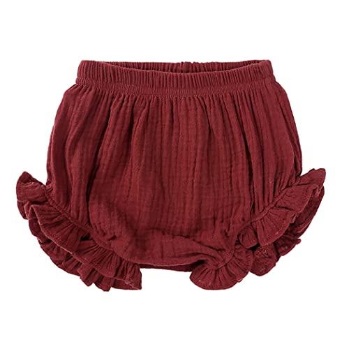 MYGBCPJS 3 Pack Baby Ruffle Bloomers Shorts Toddler Boys Girls Cotton Linen Diaper Cover Infant Comfy Panty - Image 4