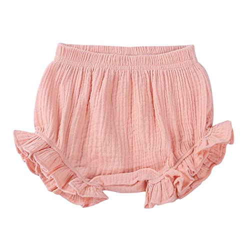 MYGBCPJS 3 Pack Baby Ruffle Bloomers Shorts Toddler Boys Girls Cotton Linen Diaper Cover Infant Comfy Panty - Image 3