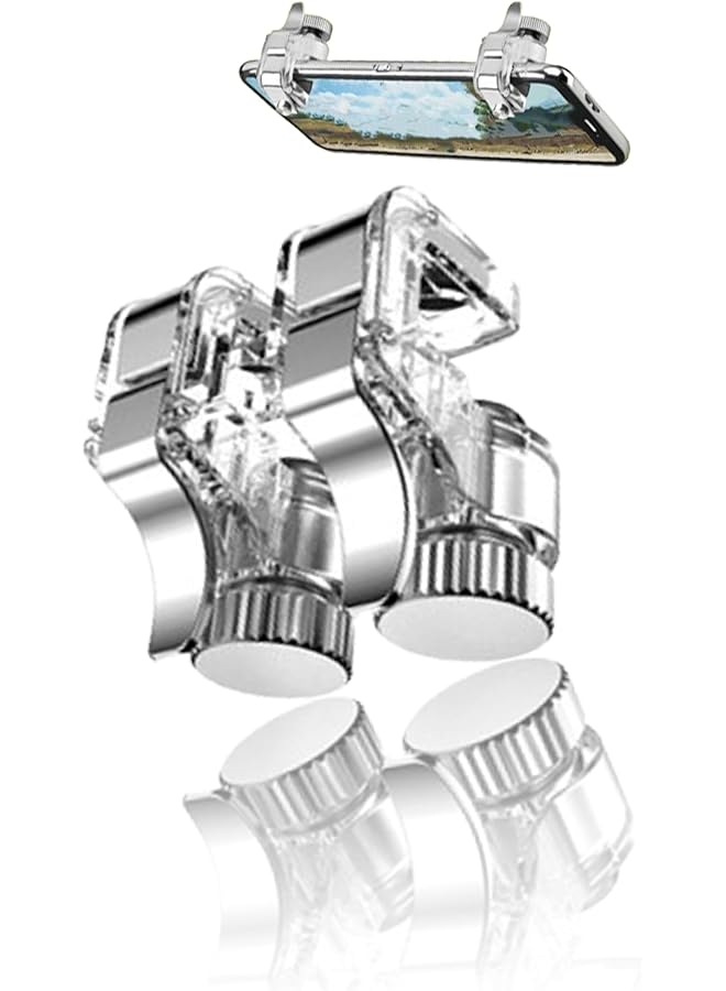 Green Tiger Mobile Game Controllers - Enhanced Shooter Joysticks - Aim & Fire Trigger Keys (1 Pair) - Image 1