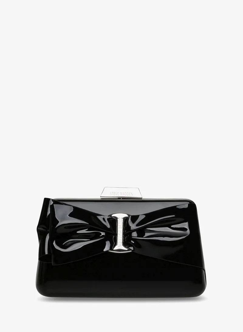 Steve madden kaciee black/silver clutch