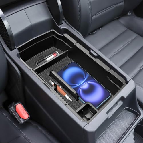 SwiftGaze Center Console Organizer for 2023-2025 Honda CR-V, 2-Layer Armrest Storage Tray & Charging Station Caddy, ABS Car Interior Accessories OEM Style Leather Texture-2PCS - Image 4