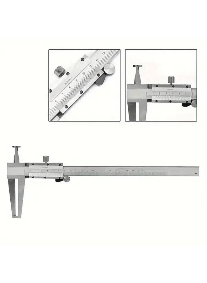 9 200mm Carbon Steel Inside Groove Vernier Caliper Inner Micrometer Gauge Ruler Precision Measurement Tool With Protective Case - Image 4