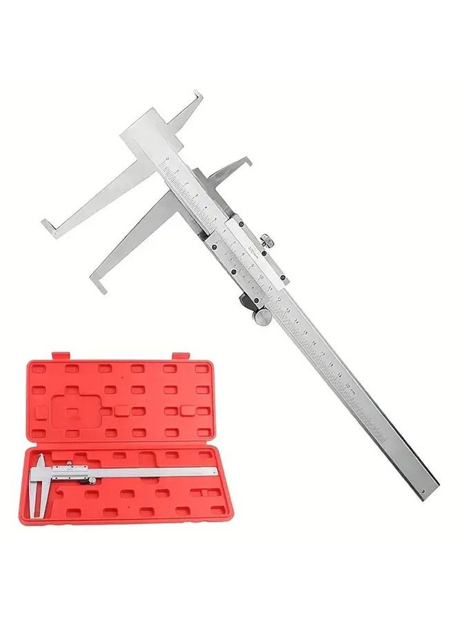 9 200mm Carbon Steel Inside Groove Vernier Caliper Inner Micrometer Gauge Ruler Precision Measurement Tool With Protective Case - Image 2