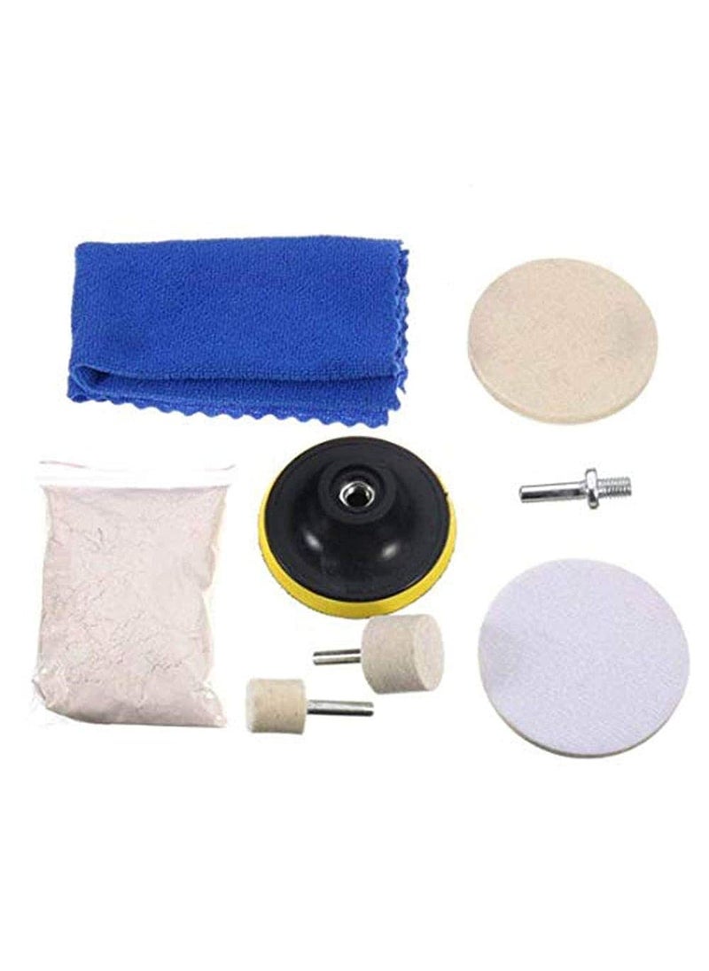 DIY Crafts Diy Crafts 12451 12077 Self Adhesive Wool Felt Polishing Wheel Cerium Oxide With Felt Pad, Backing Pad, M10, Multicolor  - Image 1
