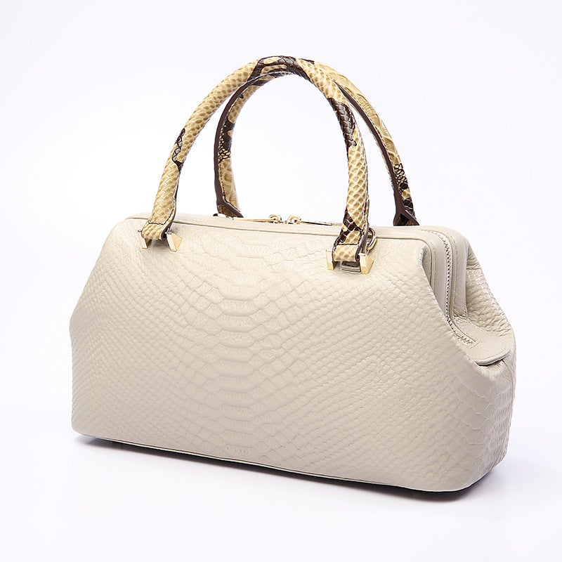 Bag New Women'S 2025 Top Layer Cowhide Shoulder Handbag Pillow Bag Boston Large Capacity Genuine Leather Crossbody Bag For Women - Image 3