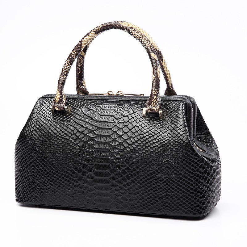 Bag New Women'S 2025 Top Layer Cowhide Shoulder Handbag Pillow Bag Boston Large Capacity Genuine Leather Crossbody Bag For Women - Image 1