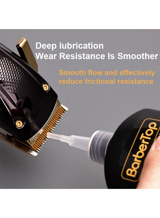 BarberTop Hair Clipper Blade Oil, 4 oz Lubricant For Clippers & Trimmers, Rust Prevention & Blade Care, Enhances Performance & Longevity, For Clippers, Trimmers, Groomers, Rust Prevention - Image 3