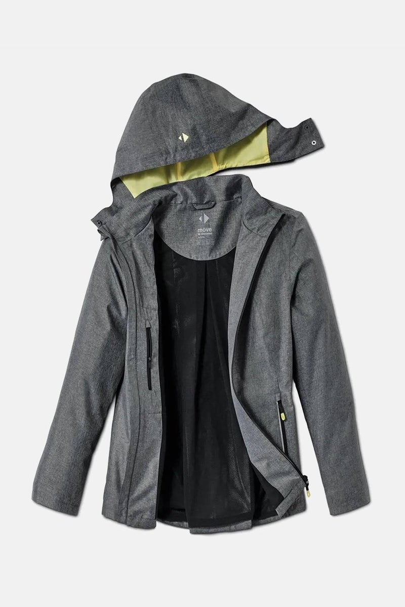 Tchibo Women Textured Parka Jacket, Grey - Image 3