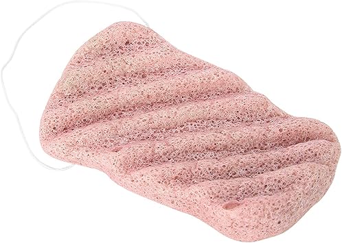 Salmue Face Body Natural Konjac Sponge with Sling Big Size Facial Body Exfoliate Remove Pore Cleaning Tool06 - Image 1