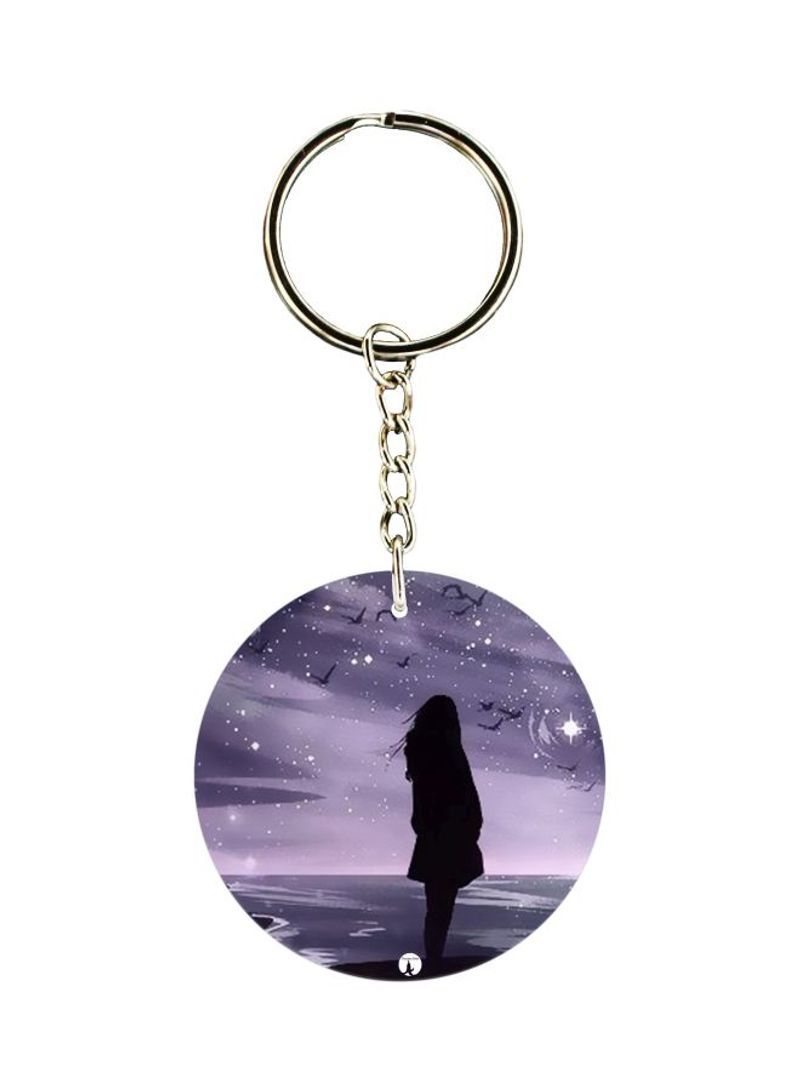 RKN Human Figure Printed Keychain
