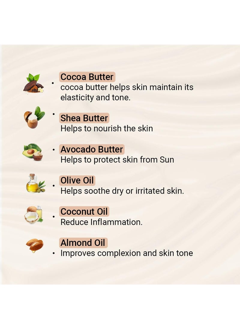 KEYA SETH AROMATHERAPY, DEVICE OF DROP Keya Seth Aromatherapy Lab Fresh Cocoa Body Butter with Almond Coconut Oil for 24hrs Moisturization For All Skin Type  - Image 3