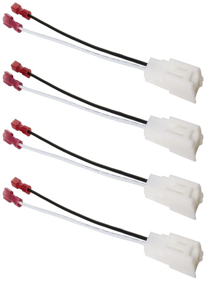 Fiegromech Car Door Speaker Wiring Harness Replacement for Toyota Camry Corolla Highlander RAV4 Tundra Avalon Lexus,4PCS Vehicle Dash Tweeter Speakers Adapter Connector - Image 1