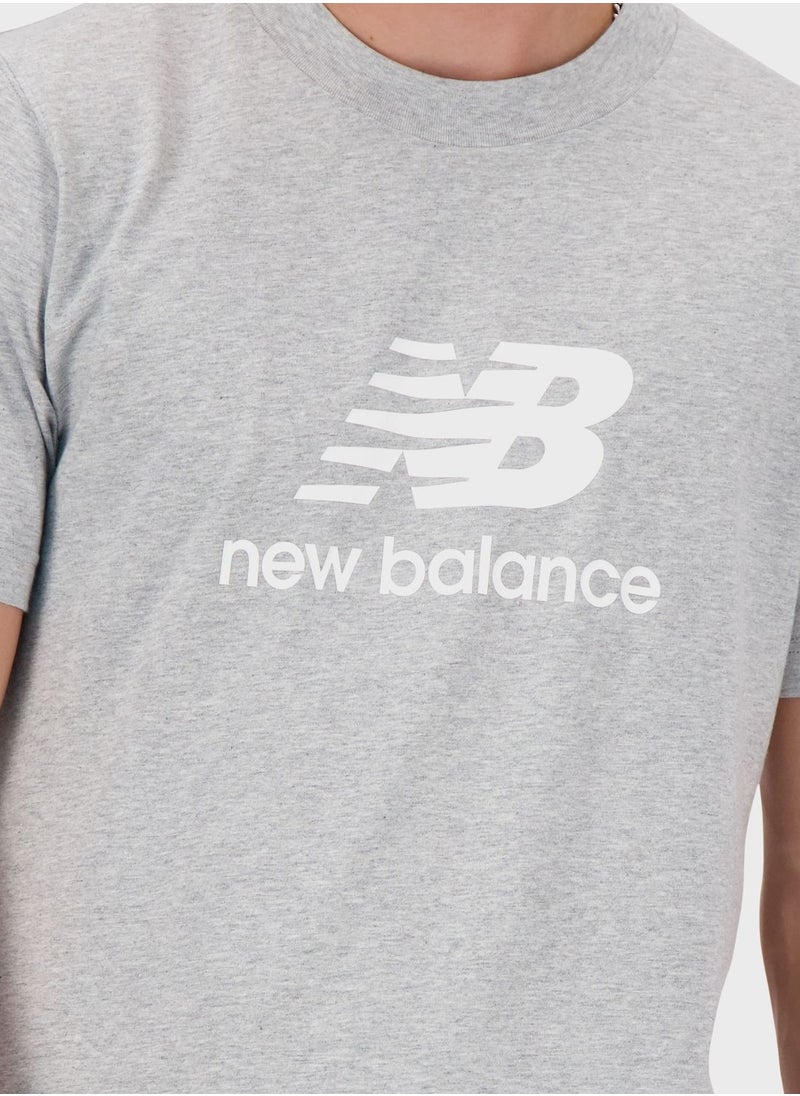 New Balance - Essentials Logo T-Shirt - Image 1