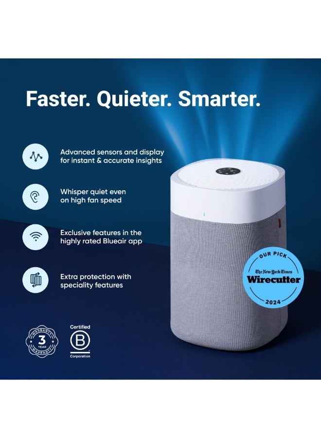 Blueair Blue Pure 211i Max / 3650i Max Air Purifier for Extra Large Rooms, Cleans 3,235 sqft in 1 Hour, 5-Stage Filtration, Odor Removal, HEPASilent for Virus, Bacteria, Pets, Dust, Smoke, Smart Wifi - Image 4