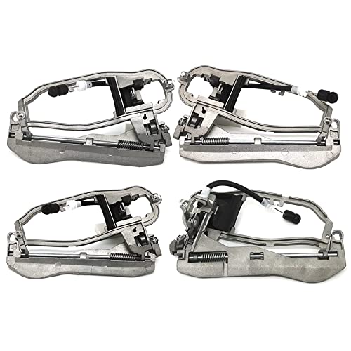FEXON 4PCS Outside Door Handle Carrier Replacement for BMW E53 X5 2000-2006 Front Left Front Right Rear Left Rear Right 51218243615 51218243616 51228243635 51218243636 - Image 1