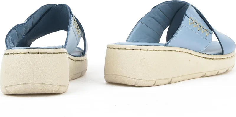 Ziya Women's Leather Slippers 1511048Z15 Jeans