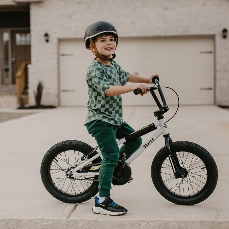 cubsala 12 Inch Kids Bike BMX Style Bicycle with Training Wheels Coaster Brake for 1 2 3 4 Years Old Boys Girls Toddlers Beginner Riders, White - Image 5
