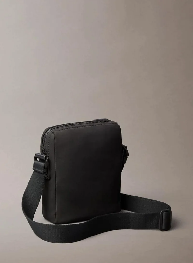 Calvin Klein Black Canvas Reporter Bag for Men | Best Price UAE