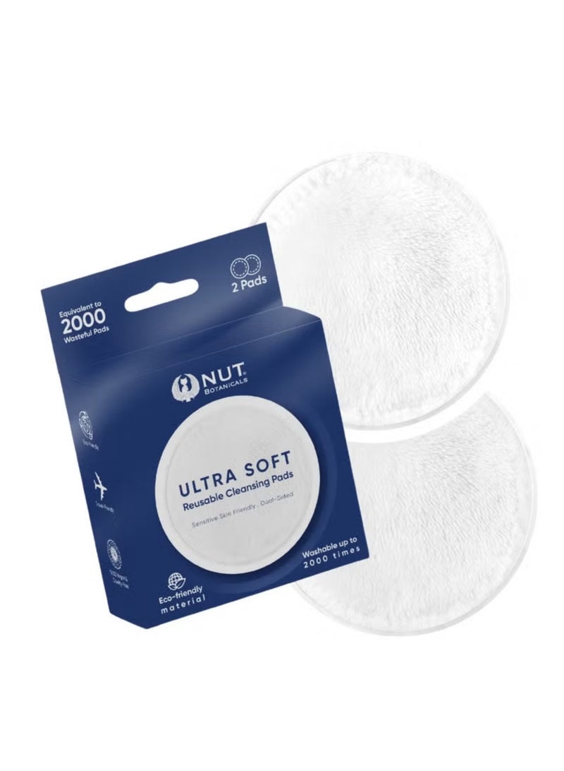 وسادات إزالة المكياج فائقة النعومة وقابلة لإعادة الاستخدام