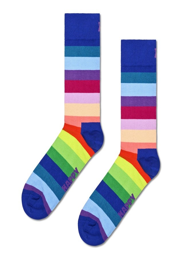 هابي سوكس مجموعة هدايا جوارب Happy Socks ثلاثية مزينة بالزهور، لون أزرق، مقاس صغير/متوسط - Image 2