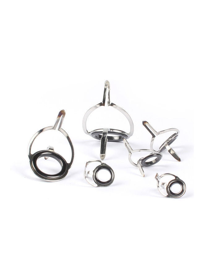 NIBEMINENT Ring Stainless Steel Fishing Line Ceramic Guide Hoop 5x5x5cm  - Image 4