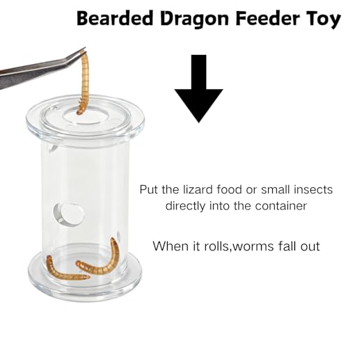 SEZDEKI Bearded Dragon Feeder Toy - Lizard Enrichment Interactive Toy Reptile Terrarium Tank Decor Foraging Accessories for Gecko, Lizard, Bearded Dragon,Chameleon Small Animals - Image 3