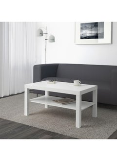 erorex Coffee Table, White, 90X55 Cm  - Image 3