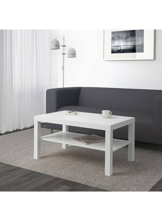 erorex Coffee Table, White, 90X55 Cm - Image 3
