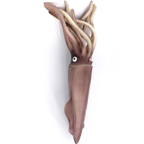 Gemini&Genius Sea Animal Squid Action Figure Toy for Kids, Soft Rubber Realistic Ocean Squid Educational and Role Play Toys for Kids and Collectors, Great Swimming and Bath Figure Toys - Image 4