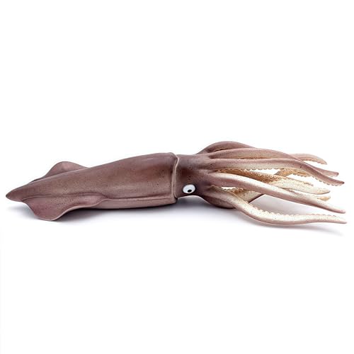 Gemini&Genius Sea Animal Squid Action Figure Toy for Kids, Soft Rubber Realistic Ocean Squid Educational and Role Play Toys for Kids and Collectors, Great Swimming and Bath Figure Toys - Image 3