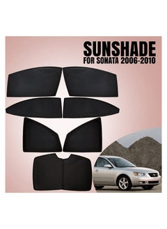 Sonata 7-Piece Custom Sun Shade Set for SONATA 2006-2010, Full Window Protection, UV Blocker for Front, Side, and Rear Windows  - Image 1