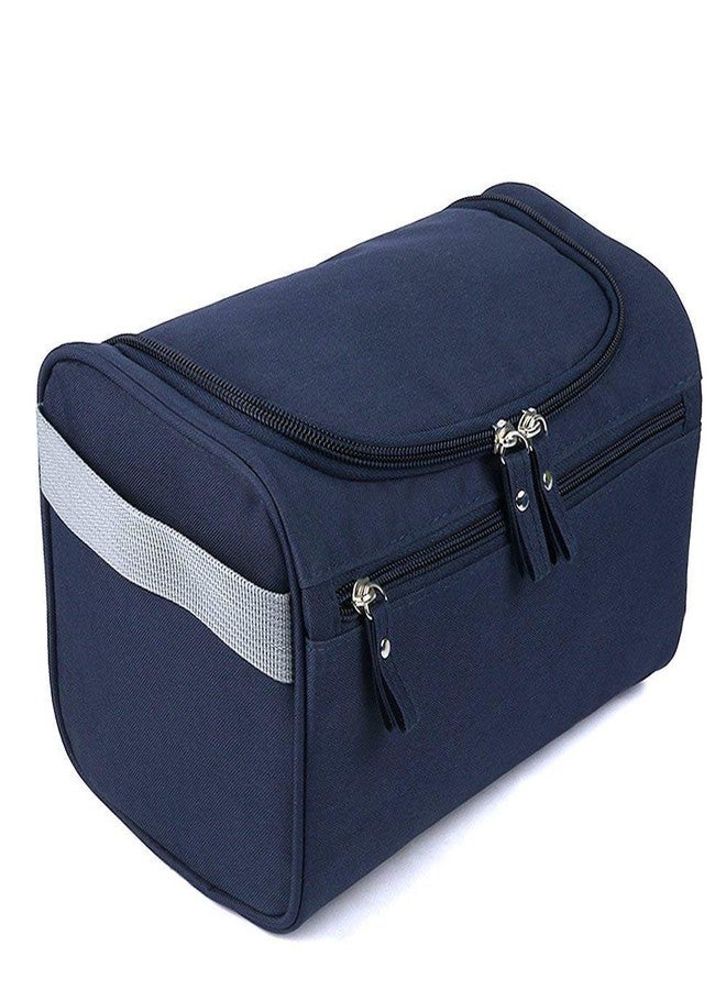 PUHBRHY Travel Toiletry Bag for Men and Women Waterproof Drop Kit Packing Organizer for Travel Essentials Bathroom Shower Bags with Hook (Blue) - Image 1