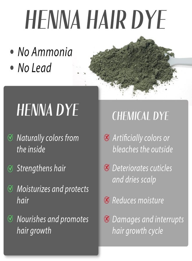Comdian Henna Eyebrow Tint Kit, Natural Henna Eyebrow Dye Powder 15 Grams, Professional Hair Spot Color Kit for Home and Salon Use Black - Image 2